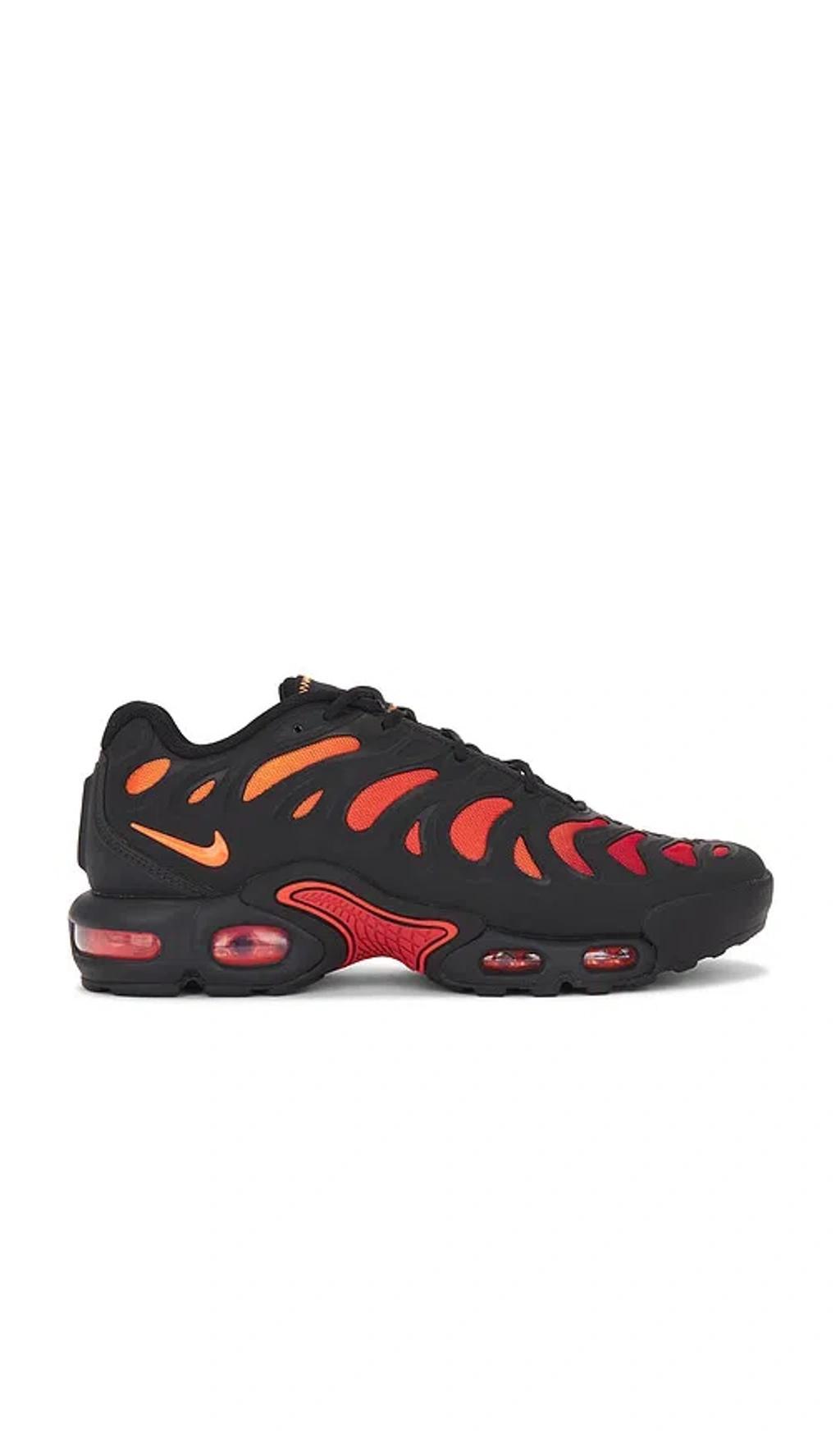 NIKE Men's Air Max Plus Drift Casual Sneakers From Finish Line In Black/red Product Image