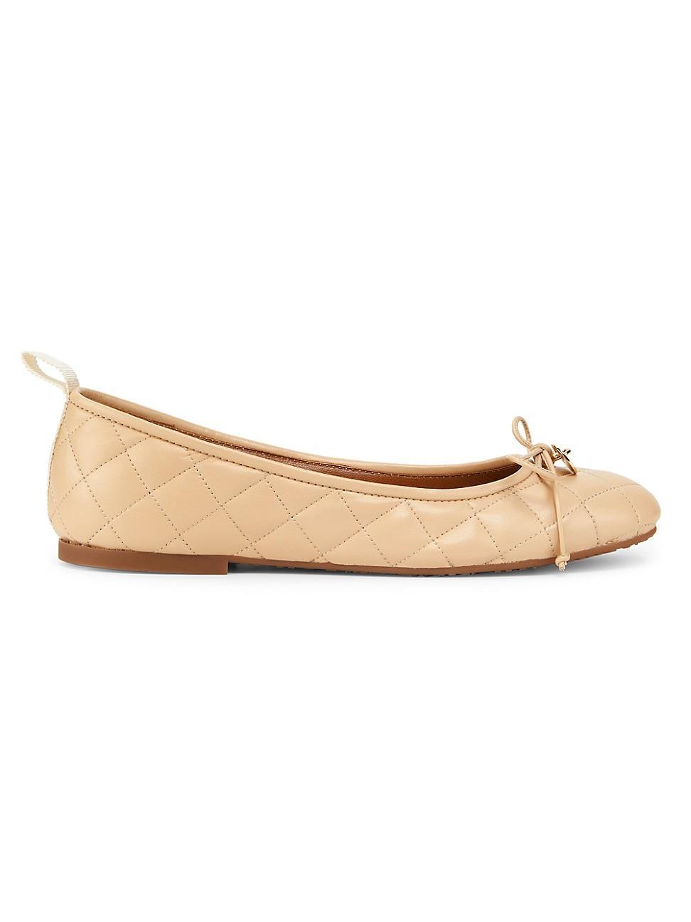 Womens Jodie Quilted Ballet Flats Product Image