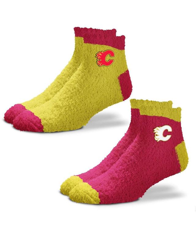 Womens For Bare Feet Calgary Flames 2-Pack Team Sleep Soft Socks Product Image