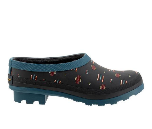 Women's Pendleton Geo Toss Fur Clog Rain Boots Product Image