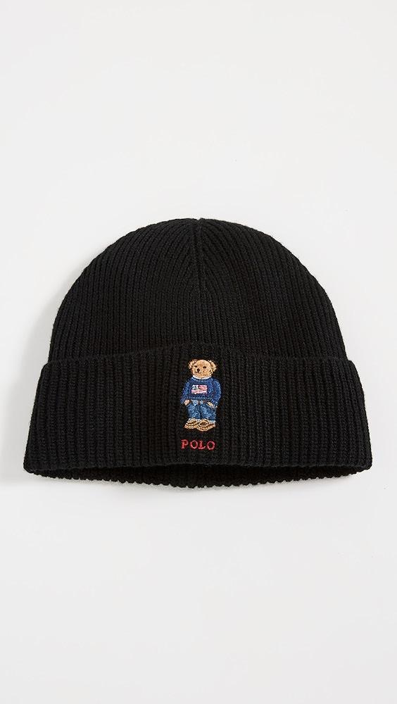 Polo Ralph Lauren Solid Flag Bear Beanie | Shopbop Product Image