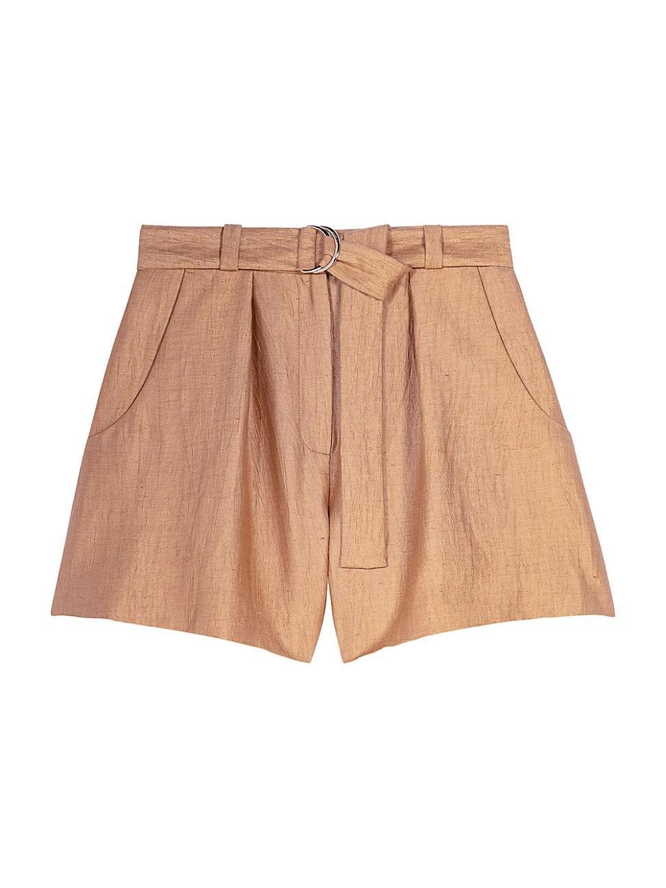 Womens Linen Shorts Product Image