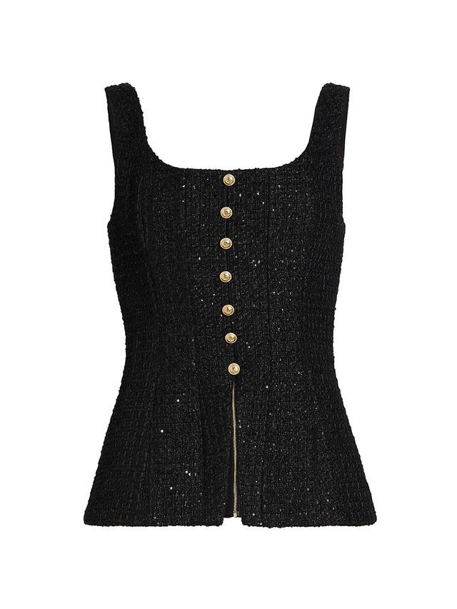 Womens Rosita Tweed Top Product Image