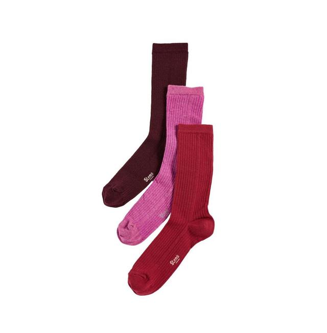 Stems Womens Eco-conscious Cashmere Socks Box Of Three Product Image