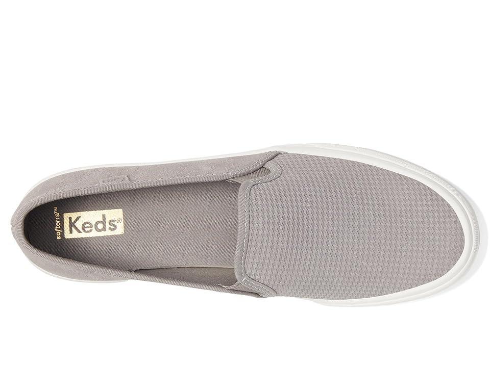 Keds Double Decker Slip On (Grey Houndstooth) Women's Slip on Shoes Product Image