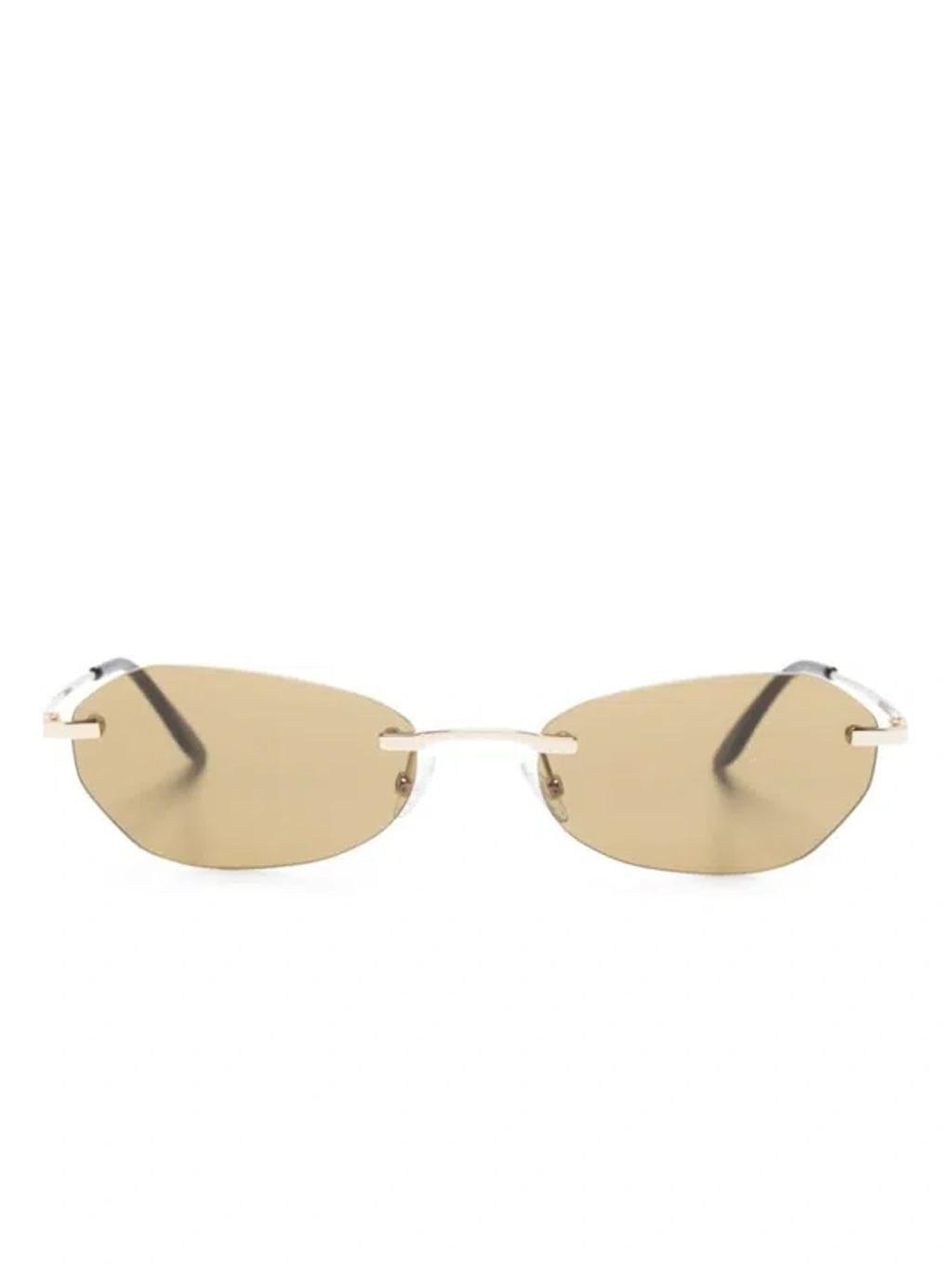 OUR LEGACY Adorable Sunglasses In Brown Product Image