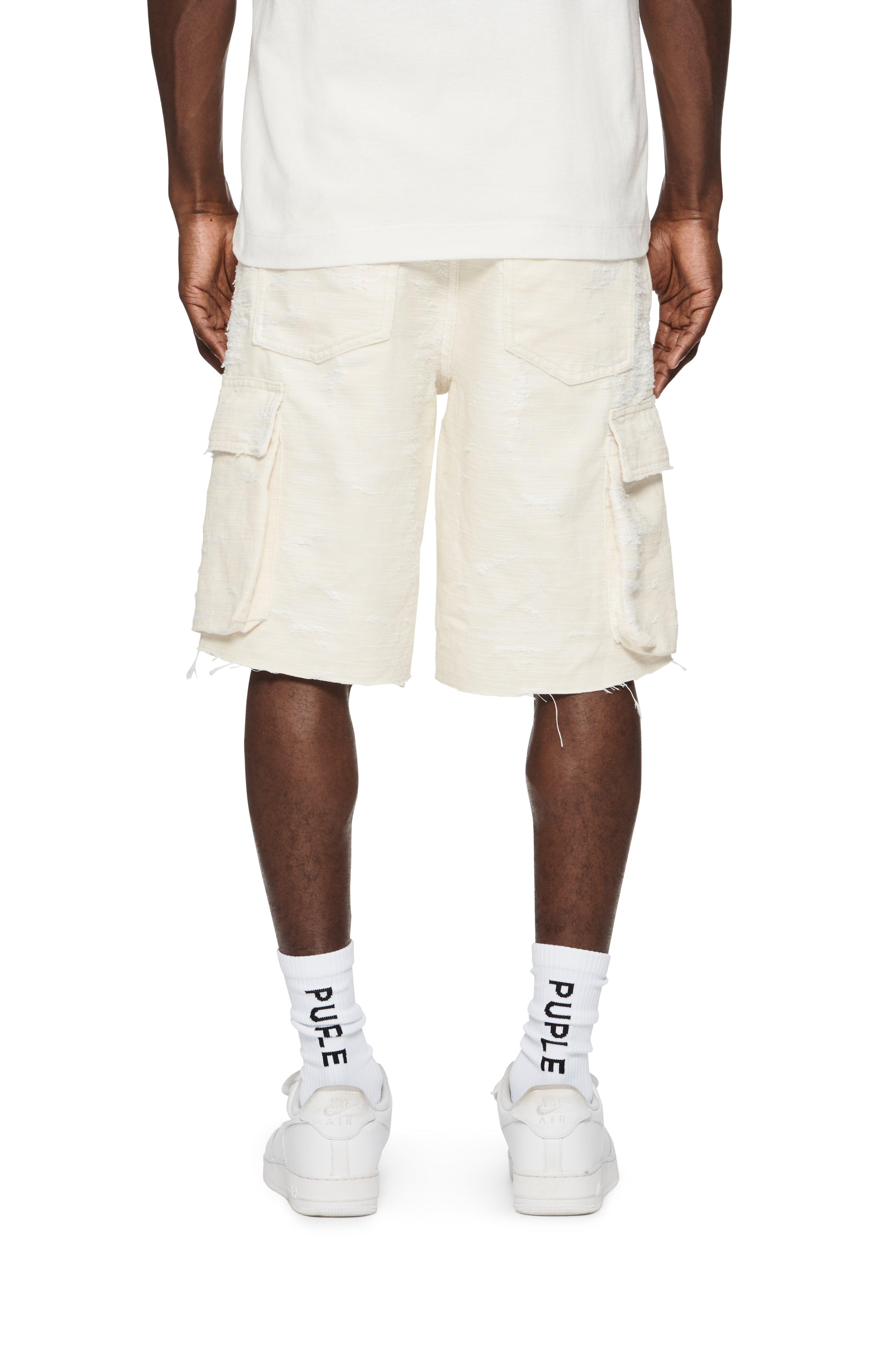 P022 Jacquard Cargo Shorts Male Product Image