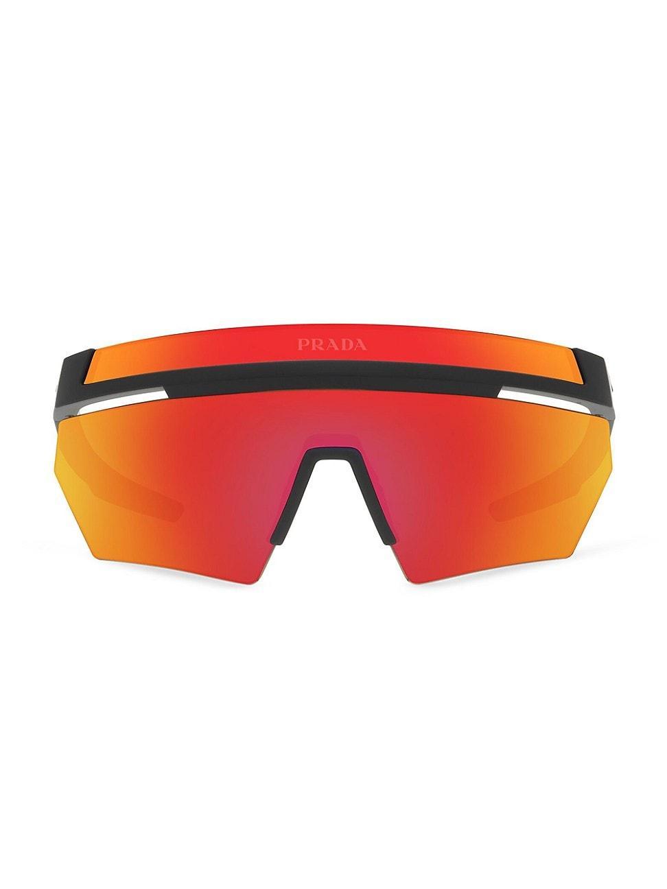 Mens 60MM Shield Sunglasses Product Image