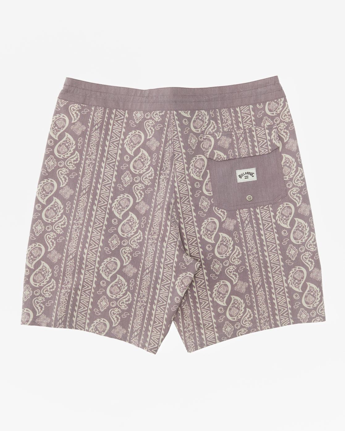 Sundays Lo Tide 19" Boardshorts - Plum Male Product Image