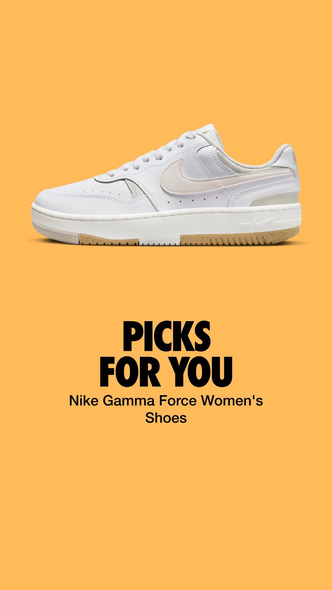 Nike Womens Nike Gamma Force - Womens Shoes White Product Image