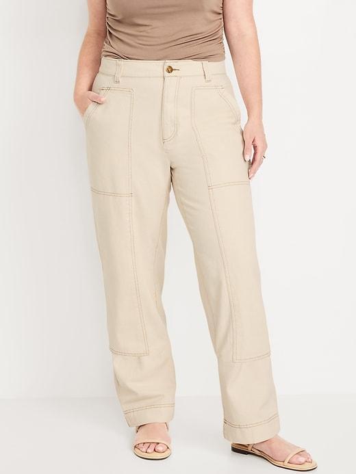 High-Waisted Utility Pants Product Image