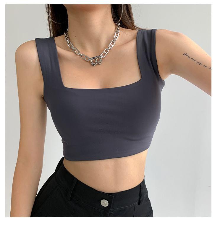 Plain Crop Tank Top product image