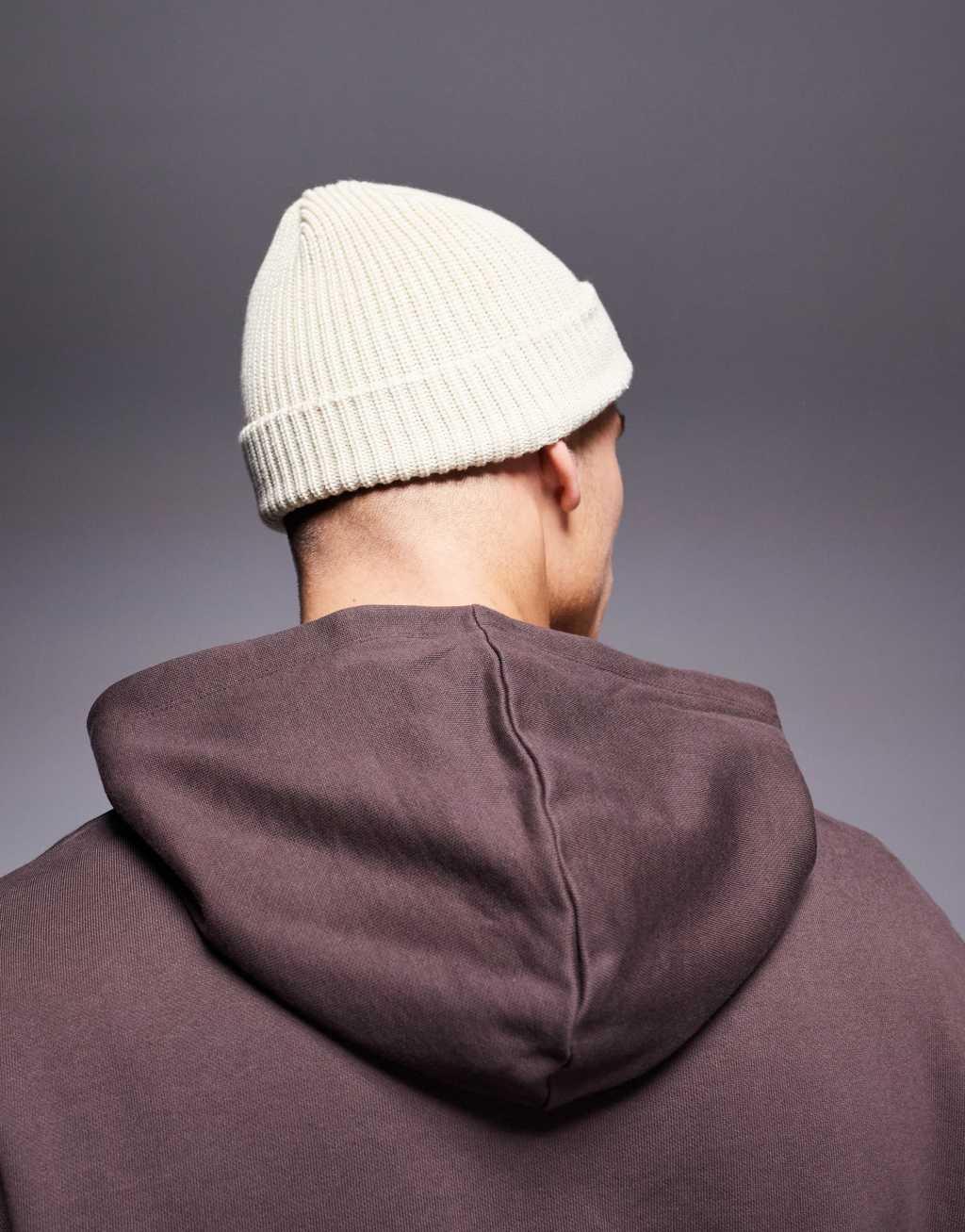 The North Face Fisherman beanie in gravel beige Product Image