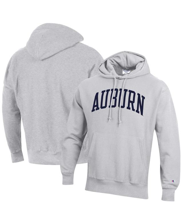 Mens Champion Heathered Gray Air Force Falcons Team Arch Reverse Weave Pullover Hoodie Product Image