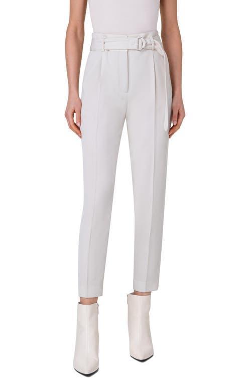 Akris punto Fred Virgin Wool Gabardine Tapered Ankle Pants Product Image