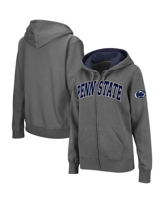 Womens Colosseum Penn State Nittany Lions Arched Name Full-Zip Hoodie Product Image