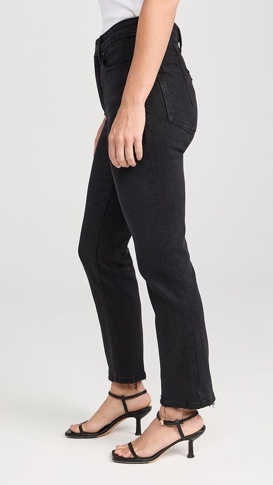 Good American Good Petite Straight Jeans with Darted Back Pockets | Shopbop Product Image