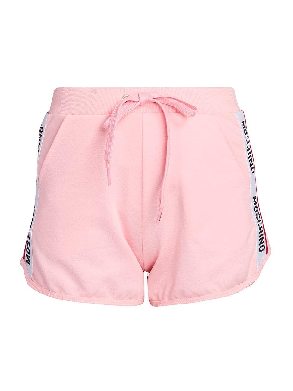 Womens Stretch-Cotton Track Shorts Product Image