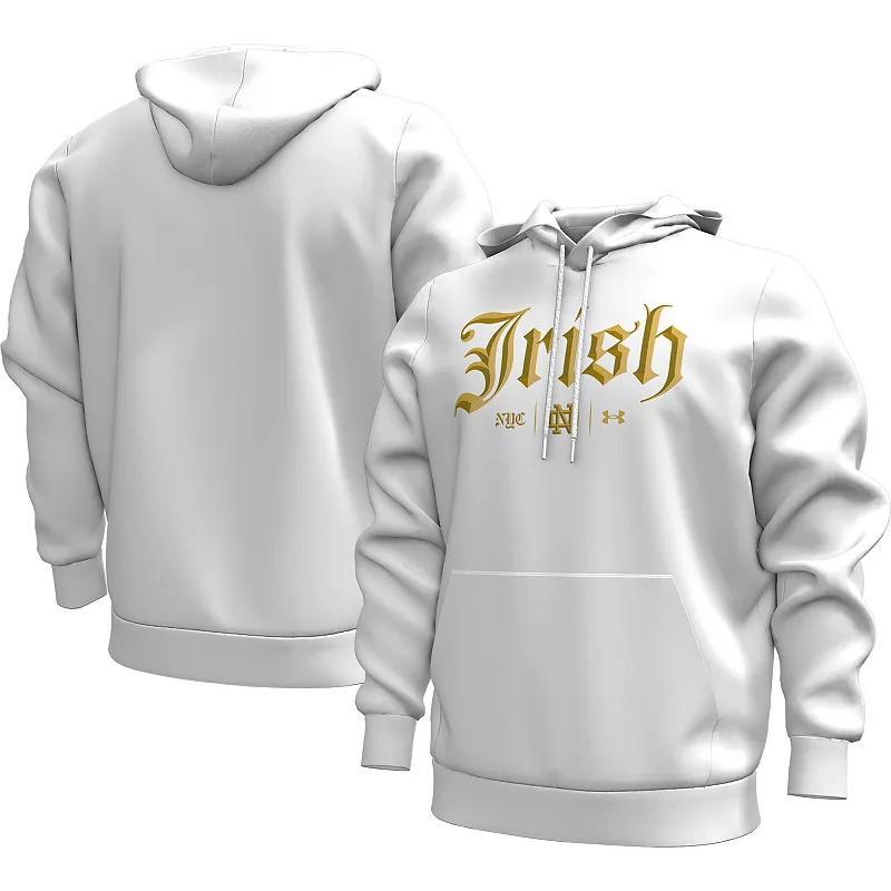 Mens Under Armour Notre Dame Fighting Irish 2024 Shamrock Series Essential Pullover Hoodie product image