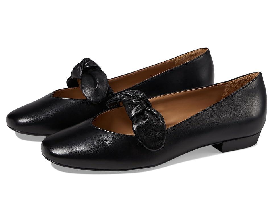 Womens Emersyn Leather Bow Flats Product Image