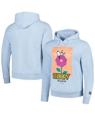 Mens Freeze Max Light Blue Peanuts Graphic Pullover Hoodie Product Image