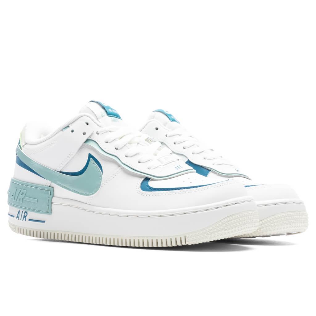 Women's AF1 Shadow - Summit White/Mineral/Industrial Blue Female Product Image