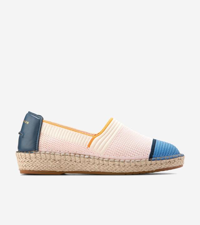 Cole Haan Womens Cloudfeel Espadrille II Loafer - Pink Size 9 Product Image