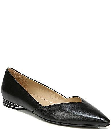 Naturalizer Havana Leather Slip-On Pointed Toe Dress Flats Product Image