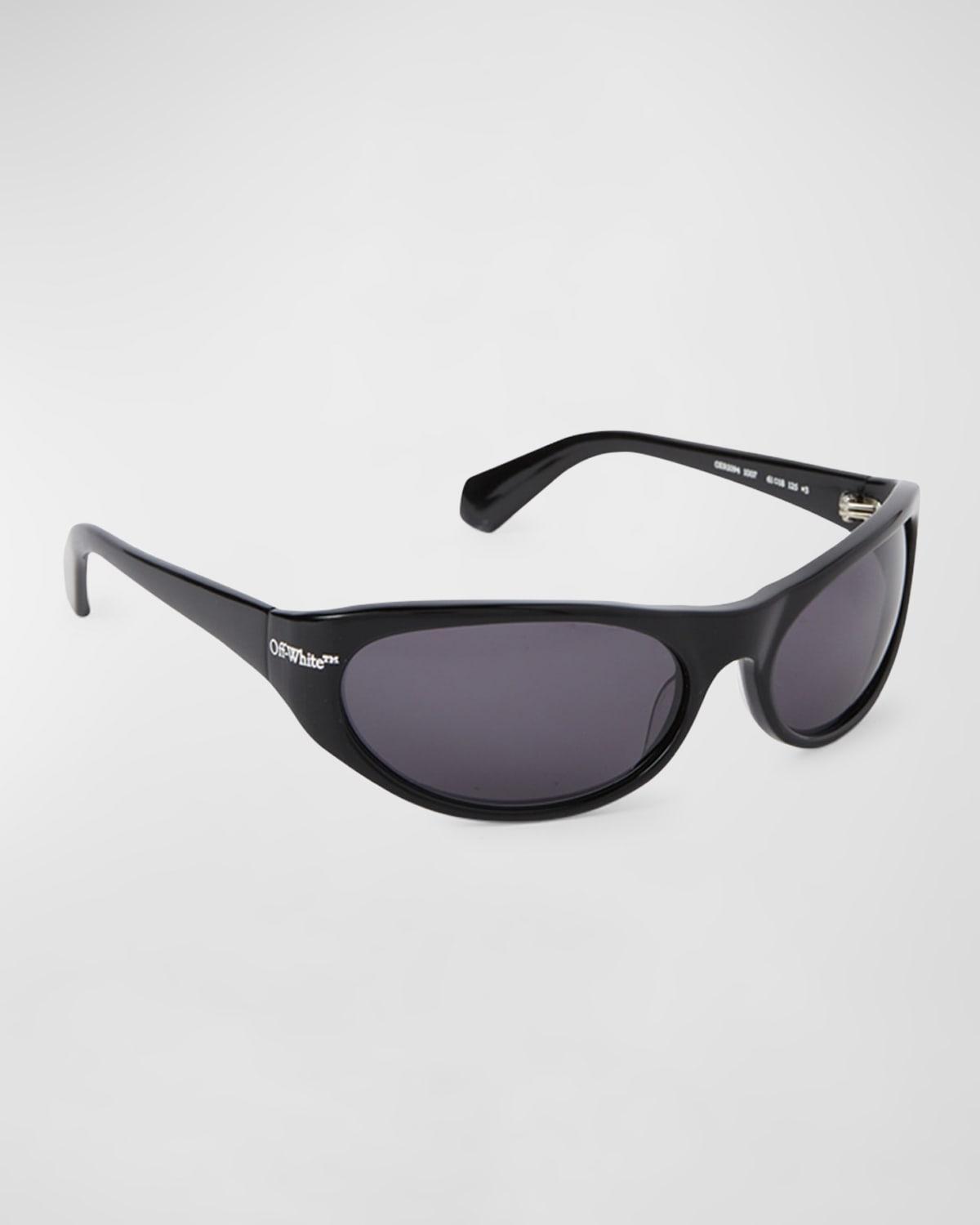 Mens Napoli Acetate Wrap Sunglasses Product Image