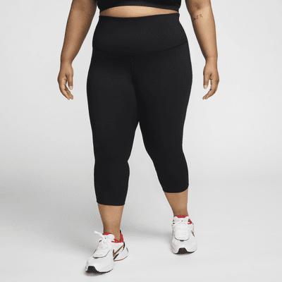 Nike One Women's High-Waisted Crop Leggings (Plus Size) Product Image