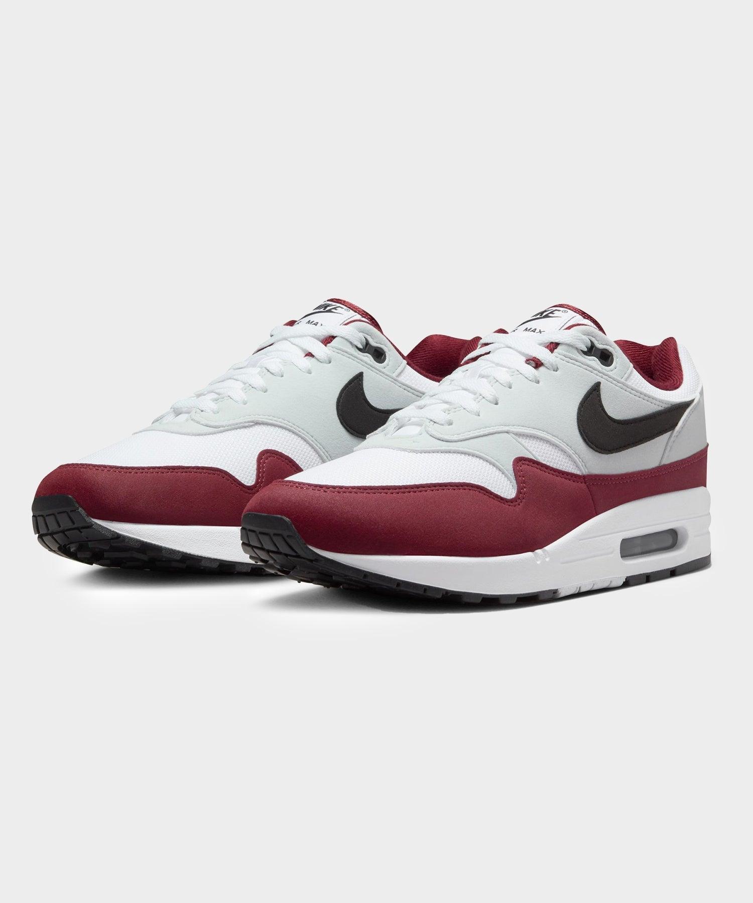 Nike Air Max 1 White / Dark Team Red Product Image