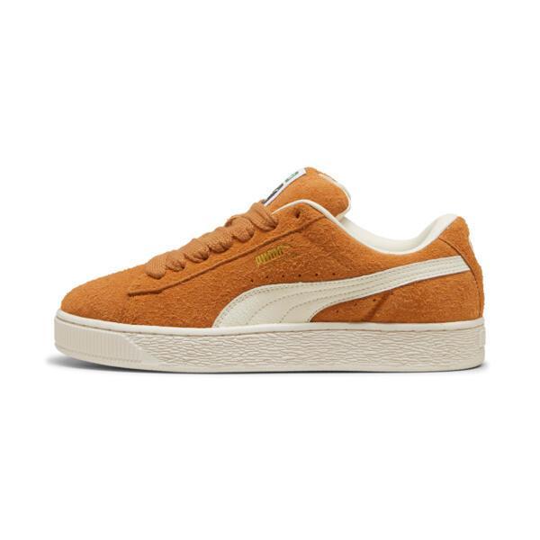 PUMA Suede XL Hairy Men's Sneakers in Caramel Latte/Frosted Ivory Product Image