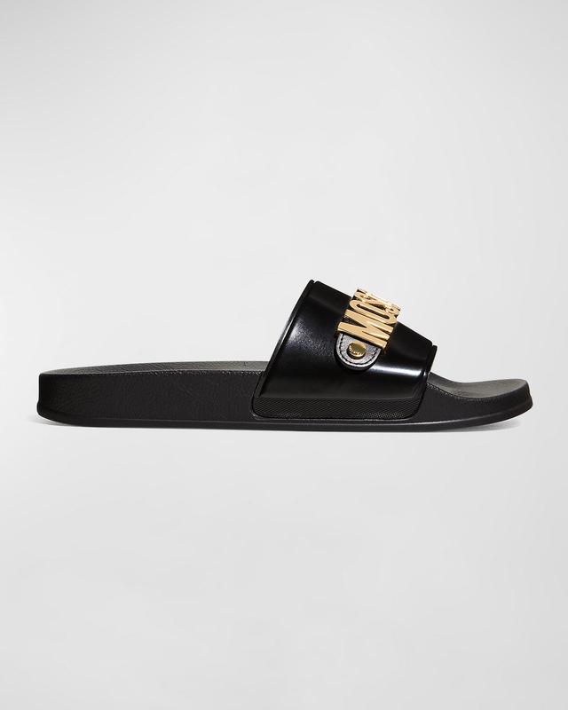 Mens Logo Rubber Pool Slides Product Image