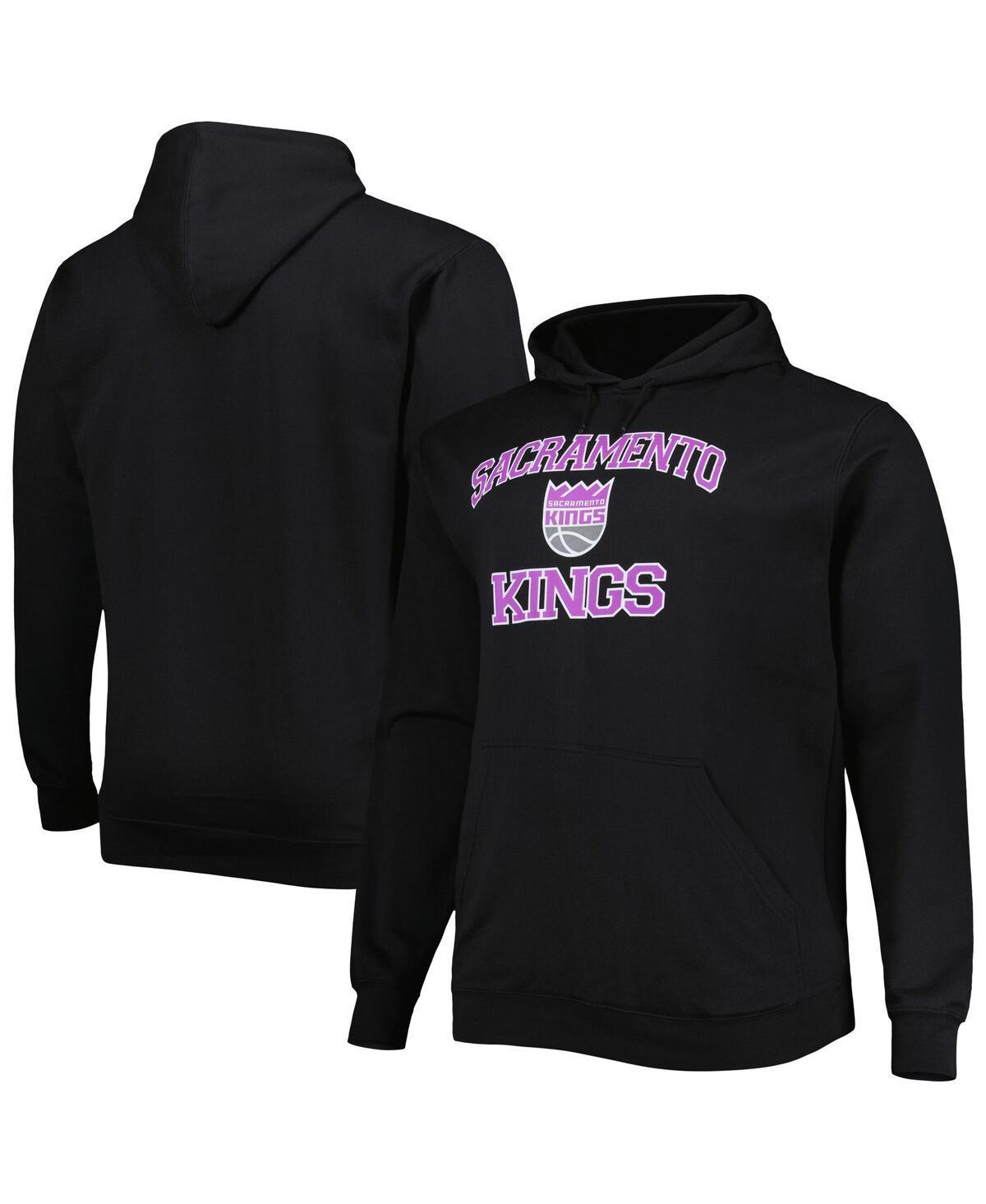 Mens Black Sacramento Kings Big and Tall Heart and Soul Pullover Hoodie Product Image