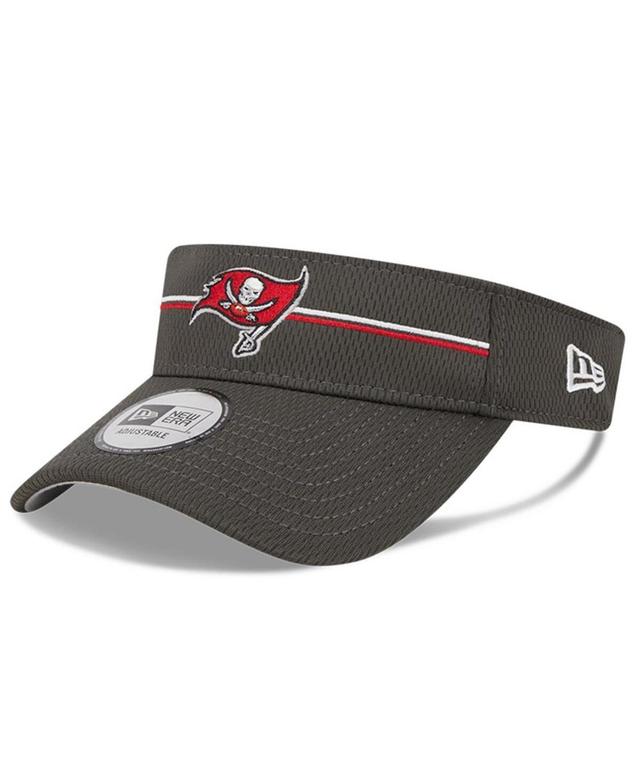 Mens New Era Pewter Tampa Bay Buccaneers 2023 NFL Training Camp Adjustable Visor Product Image