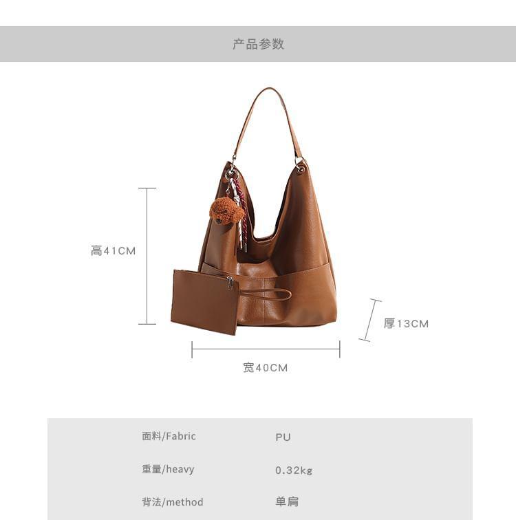 Faux Leather Tote Bag product image