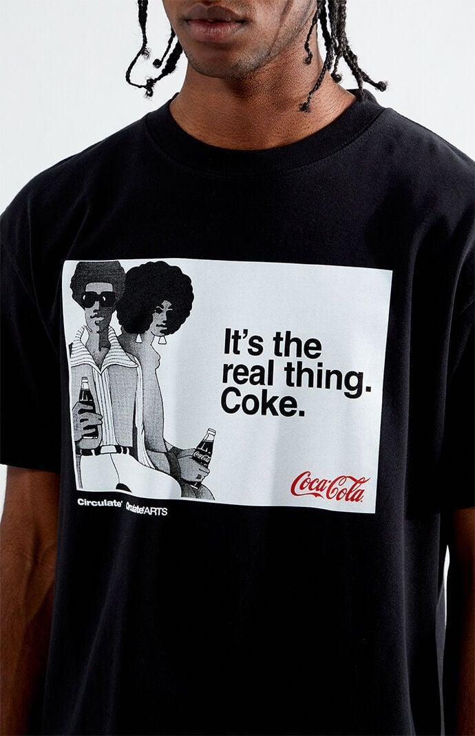 Circulate Men's x Coca-Cola Coke Real Thing T-Shirt Product Image