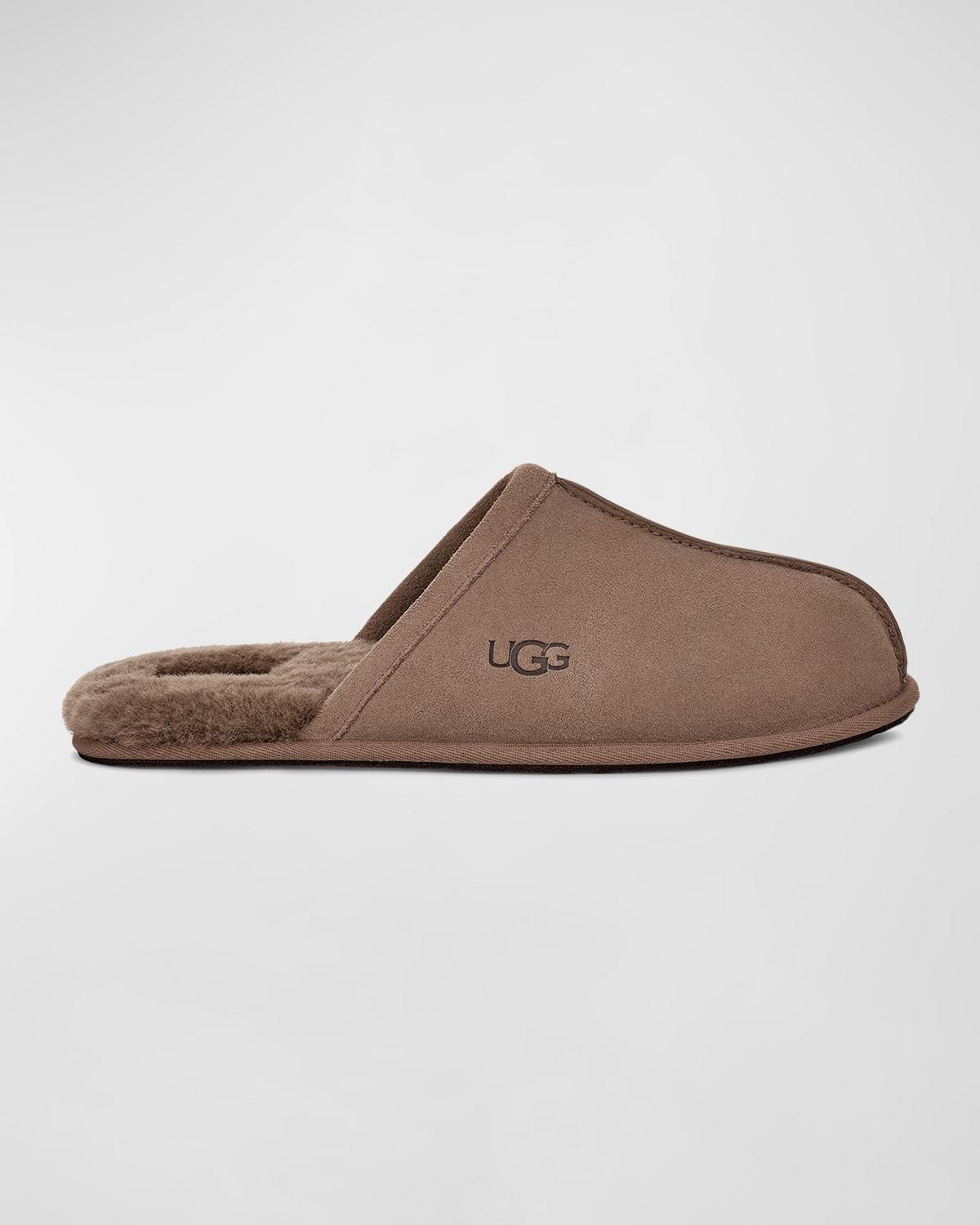 Mens Scuff Shearling Mule Slipper Product Image