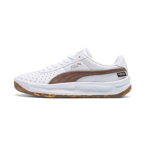 PUMA GV Special NYC Cordura Men's Sneakers in White/Haute Coffee/Silver Product Image