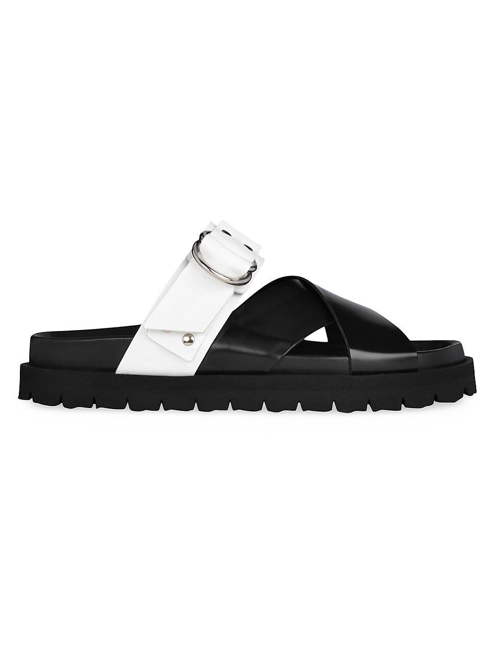 Womens Cross Ride Leather Sandals Product Image