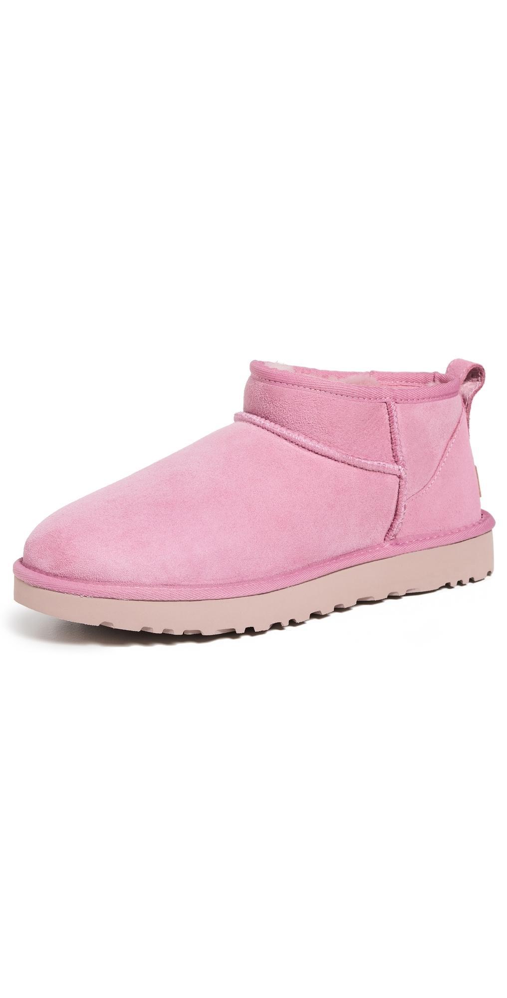 Classic Ultra Mini Boots In Pink Product Image