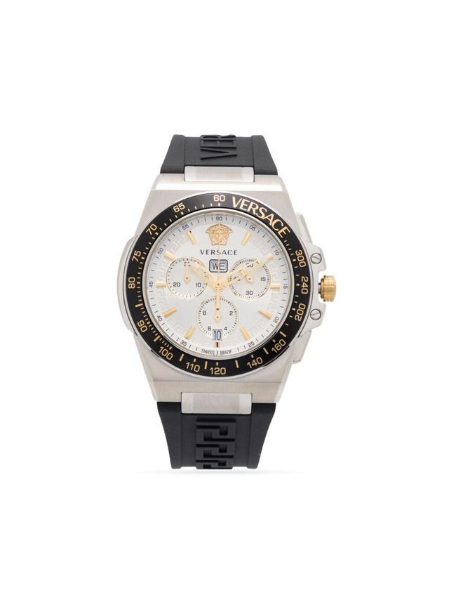 VERSACE Greca Extreme Chrono 45mm In Silver Product Image