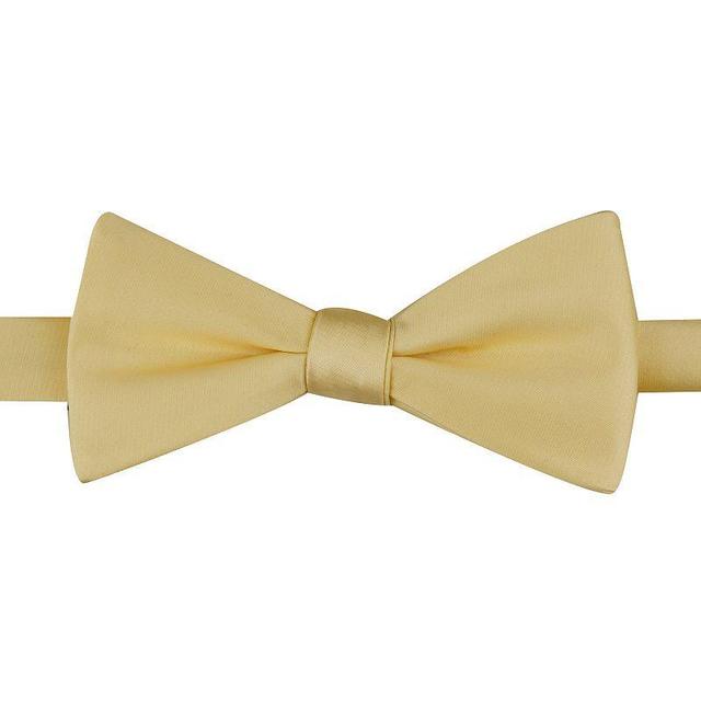 Mens Bespoke Pre-Tied Bow Tie, Yellow Product Image