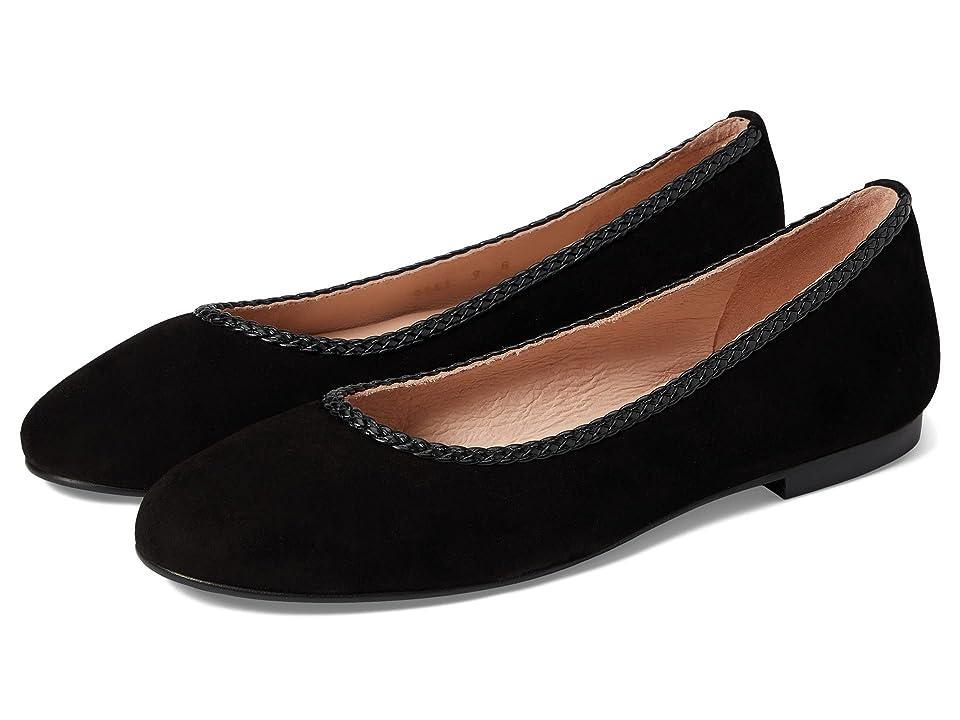 French Sole Lida (Black/Braid Suede/Nappa) Women's Shoes Product Image