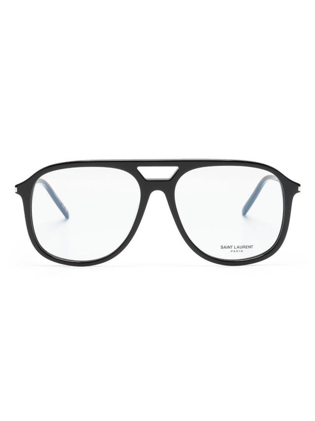 Pilot-frame Glasses In Black Product Image