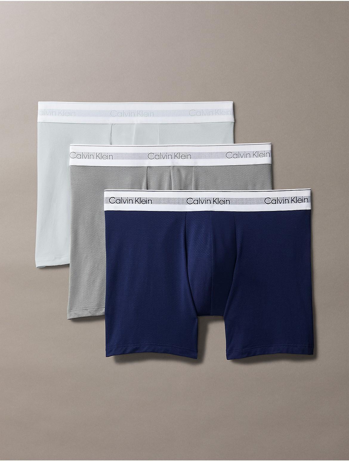 Calvin Klein Mens Modern Air 3-Pack Boxer Brief - Black - M Product Image