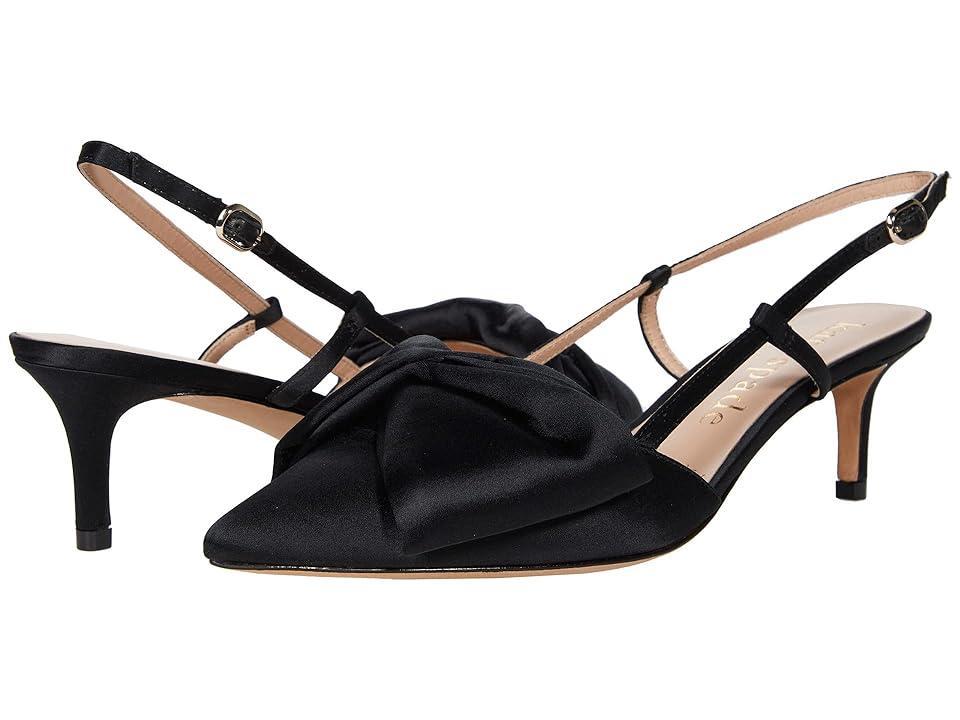 kate spade new york Marseille Satin Bow Slingback Dress Pumps Product Image