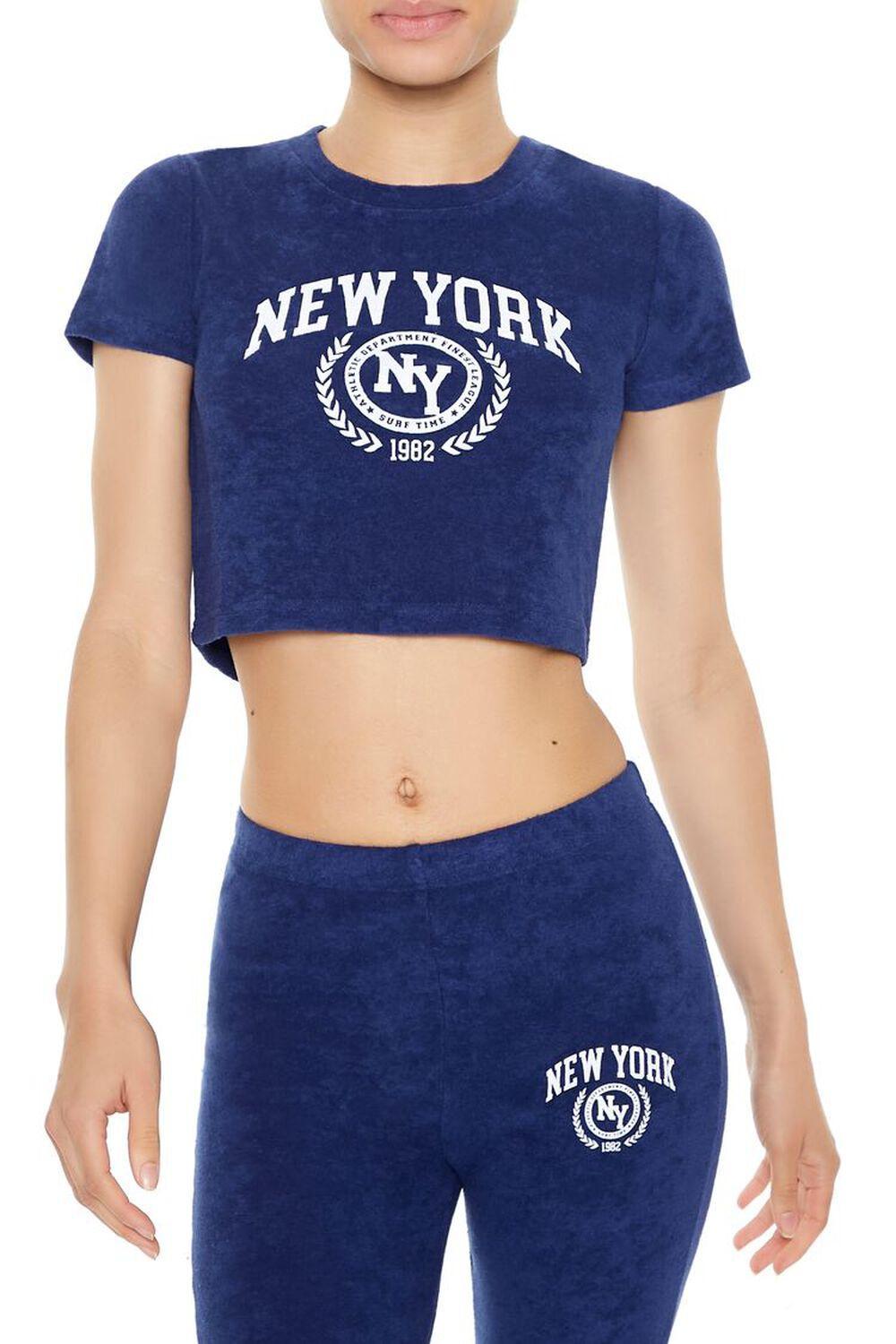 New York Graphic Cropped Tee | Forever 21 Product Image