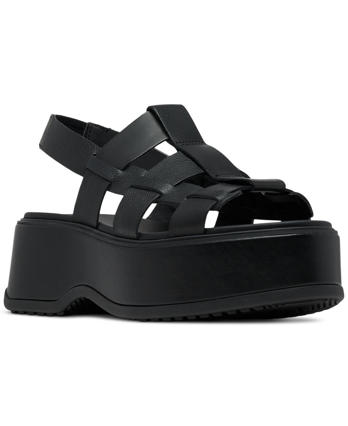 SOREL Dayspring Slingback Sandal Black) Women's Shoes Product Image