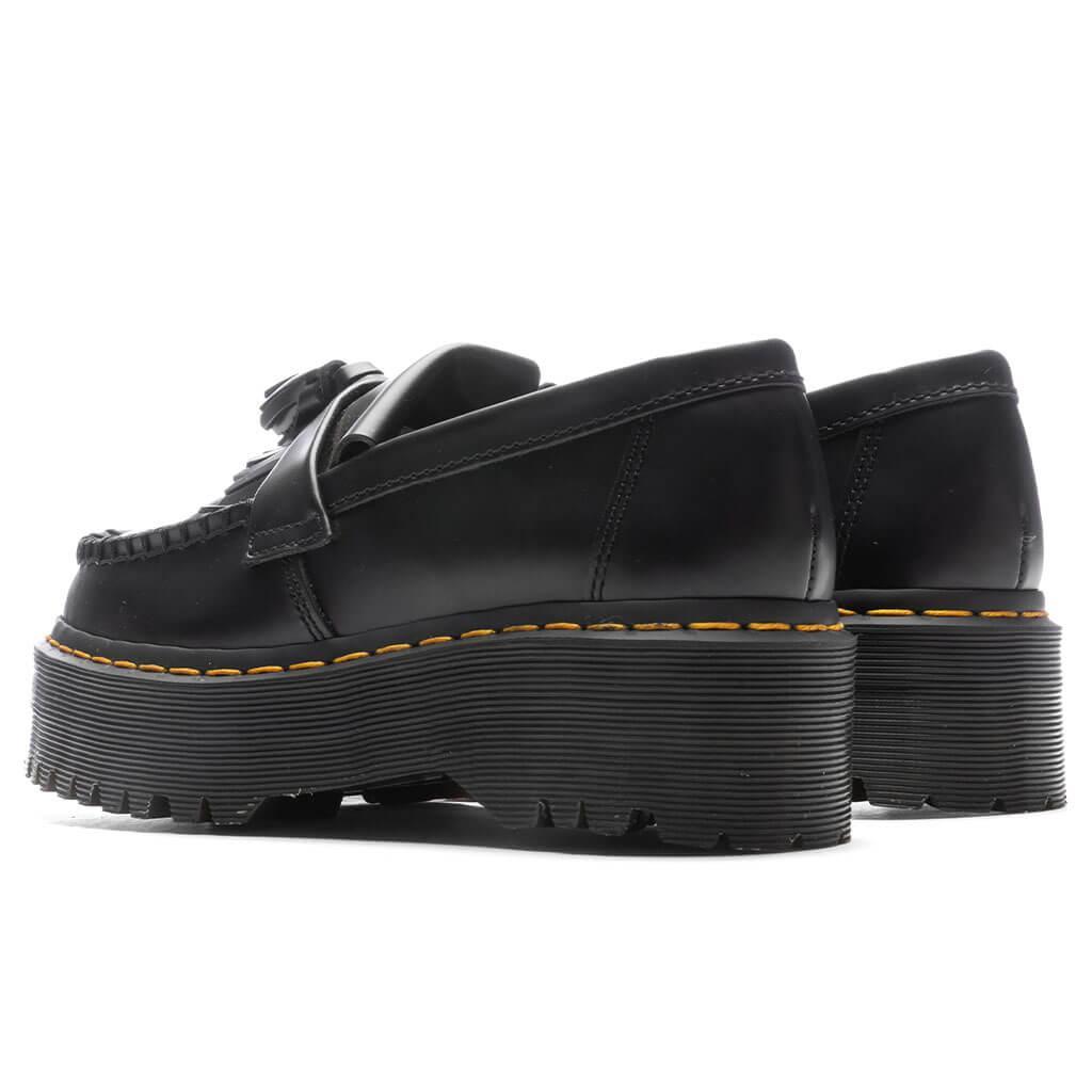 Adrian Leather Platform Tassel Loafers - Black Smooth Male Product Image